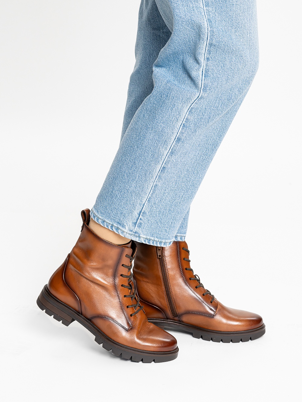 Stiefelette Cambridge cognac